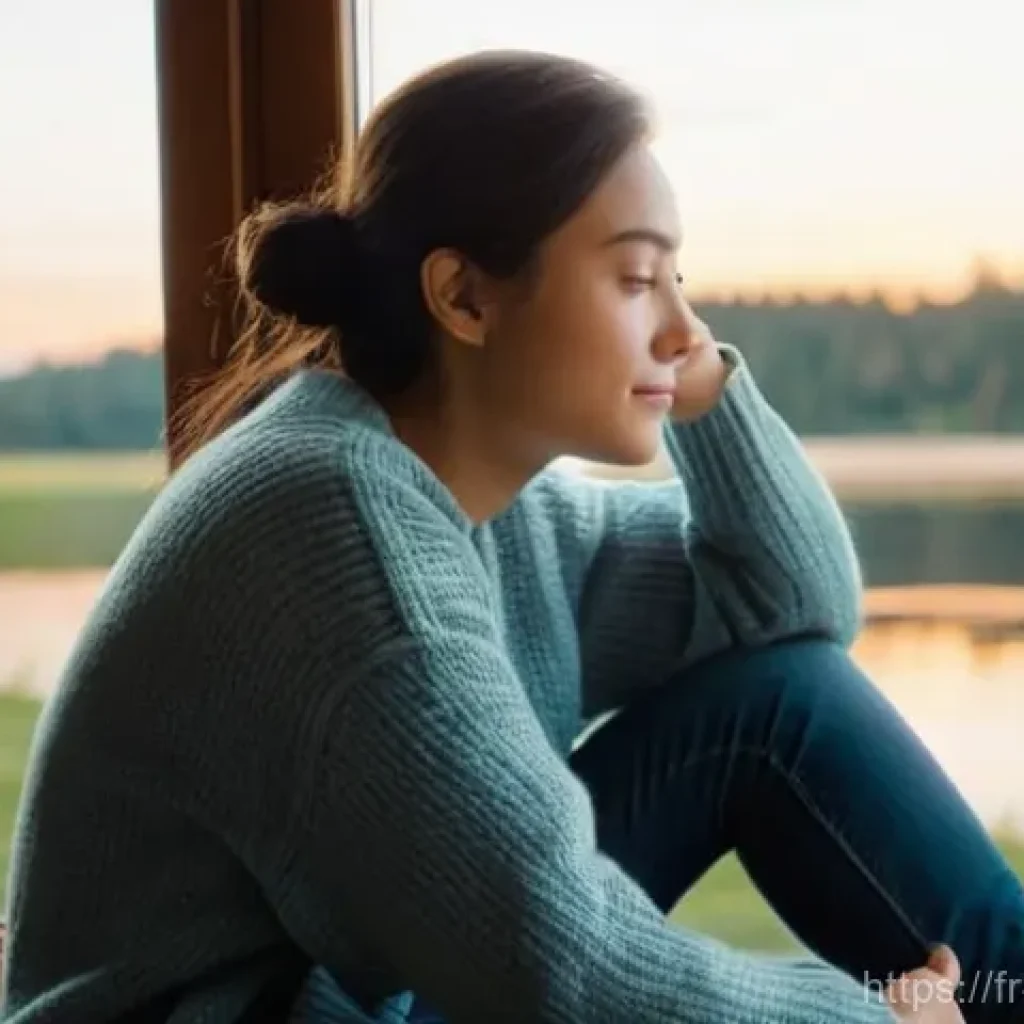 마약 중독의 후유증과 치료법 - **Prompt: Quiet Contemplation and New Beginnings**
    "A young adult, gender-neutral, in their late...