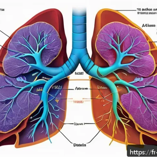 Home 31 알콜중독과 간 질환 - A detailed medical illustration of the human liver showing the biochemical metabolism of alcohol, hi...